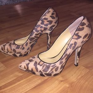 Calf Hair leopard print Pumps
